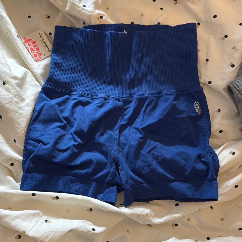 Aerie High Waist Blue Shorts